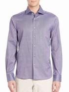 Saks Fifth Avenue Collection Buttoned Cotton Shirt