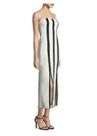 Diane Von Furstenberg Strapless Structured Midi Dress