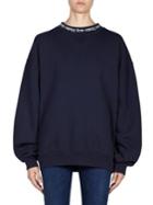 Acne Studios Fleece Puff Sleeve Pullover Sweater