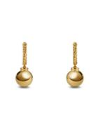 David Yurman Solari Hoop Earrings In 18k Gold