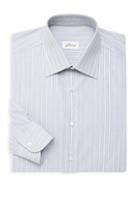 Brioni Classic-fit Long Sleeve Stripe Shirt