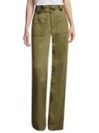 Rebecca Taylor High-rise Twill Pants