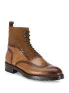 Sutor Mantellassi Parker Wingtip Leather & Suede Boots