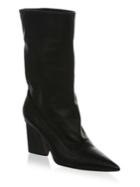 Paul Andrew Judd Leather Slouchy Booties