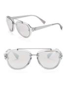 Versace 64mm Logo-temple Sunglasses