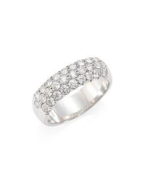 Hearts On Fire Diamond & 18k White Gold Ring