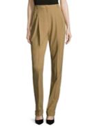 Michael Kors Collection Wool Pleated Trousers