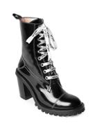 Acne Studios Leather Lace-up Platform Ankle Boots