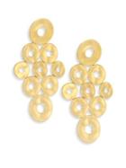 Ippolita 18k Senso Circle Disc Cascade Earrings