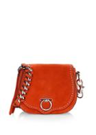 Rebecca Minkoff Small Jean Suede Saddle Shoulder Bag