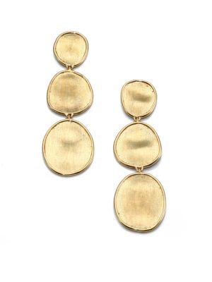 Marco Bicego Lunaria 18k Yellow Gold Triple-drop Earrings