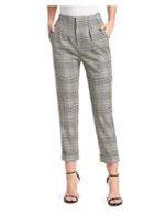 Roland Mouret Horley Cropped Checker Pants