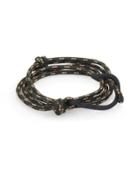 Miansai Noir Hook On Rope Bracelet