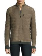 Michael Kors Quilted Suede Jacket