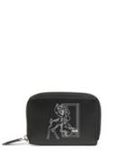 Givenchy Bambi Mini Leather Zip Wallet