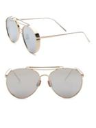 Gentle Monster Big Bully 56mm Aviator Sunglasses