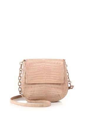 Nancy Gonzalez Round Crocodile Crossbody Bag