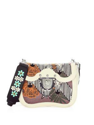 Furla Ducale Embroidered Crossbody Bag