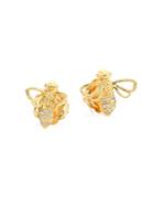 Temple St. Clair Diamond & 18k Gold Bee Bellina Earrings