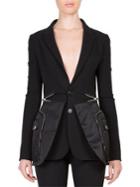 Givenchy Zip Waist Stretch Jacket