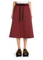 Marni Printed Compact Jersey Skirt
