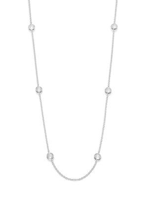 Ippolita Rock Candy Clear Quartz & Sterling Silver Long Stone Station Necklace
