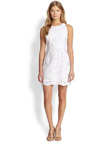 Milly Claudia Cotton Lace Dress