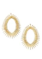 Hueb Tribal 18k Yellow Gold & Diamond Drop Earrings
