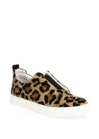 Pierre Hardy Slider Suede Leopard Print Sneakers