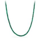 David Yurman Spiritual Bead Green Onyx Necklace