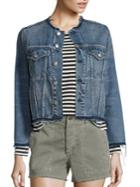 Amo Lola Distressed Denim Jacket