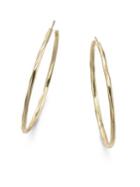 Ippolita Glamazon 18k Yellow Gold #4 Hoop Earrings/2.3