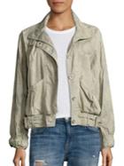 Free People Parachute Cropped Army Jacket