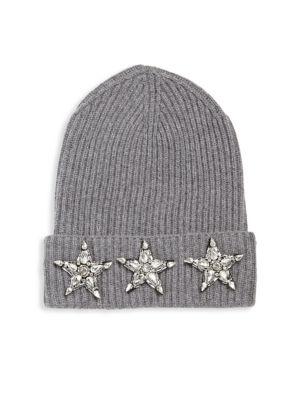 Saks Fifth Avenue Collection Cashmere Star Hat