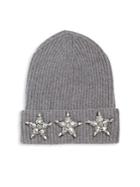 Saks Fifth Avenue Collection Cashmere Star Hat