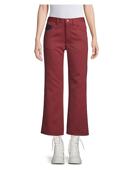 Marc Jacobs Cropped Houndstooth Pants