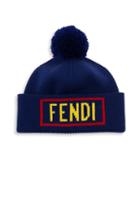 Fendi Vocabulary Logo Wool Beanie