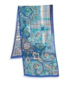 Etro Printed Cashmere Blend Scarf