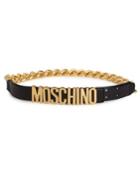 Moschino Logo Chain Belt