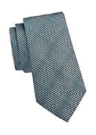 Giorgio Armani Woven Square Dot Silk Tie
