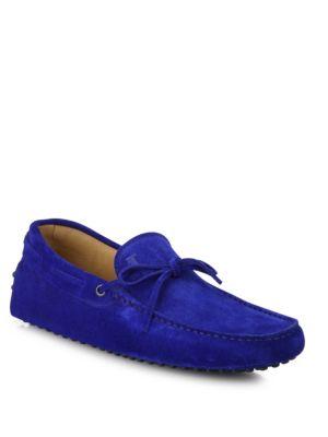 Tod's Suede Lace-up Drivers