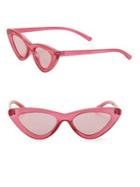 Le Specs Luxe The Last Lolita Pink Sunglasses
