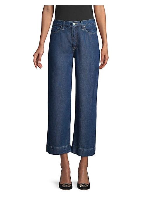 Hudson Jeans Holly High-rise Wide-leg Crop Jeans