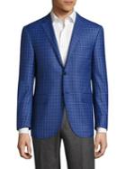 Corneliani Virgin Wool Regular-fit Checkered Jacket