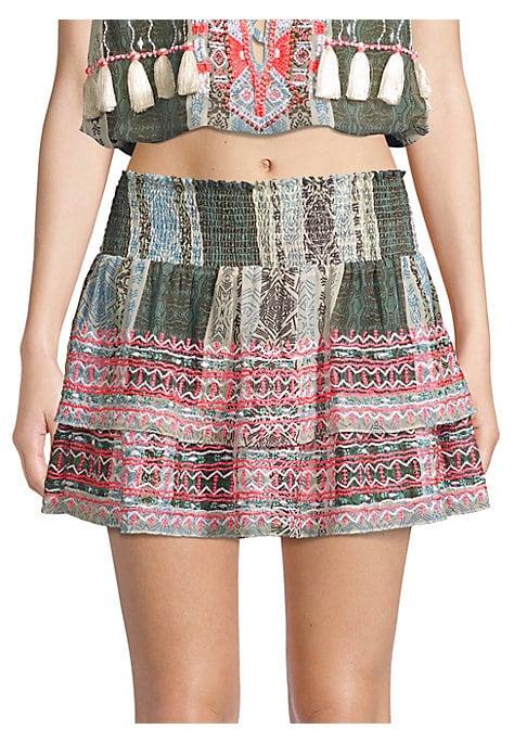 Ramy Brook Odessa Embroidered Skirt