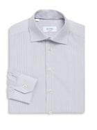 Eton Stripe Print Contemporary-fit Cotton Dress Shirt