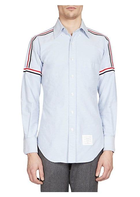 Thom Browne Elastic Stripe Button-down Shirt