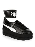 Puma Round Toe Ankle Strap Sneakers