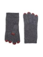 Saks Fifth Avenue Collection Knit Touch Tech Cashmere Gloves