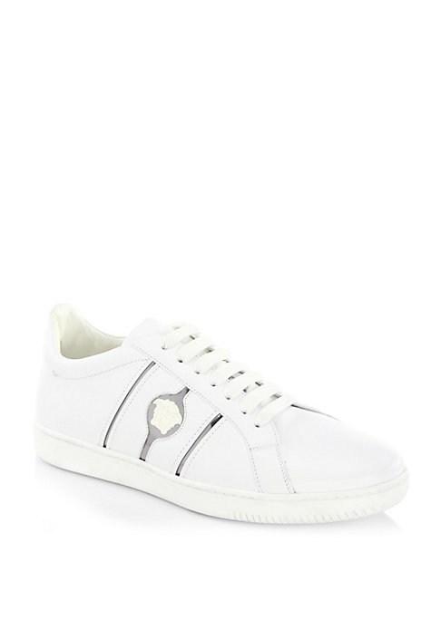Versace Leather Low-top Sneakers
